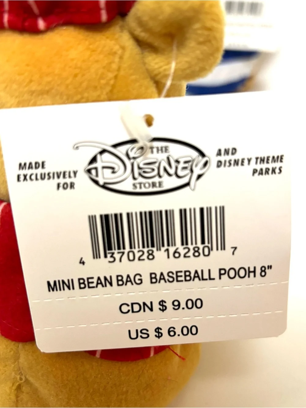 Vintage Disney Winnie the Pooh Mini Bean Bag Plush 8” Bundle
